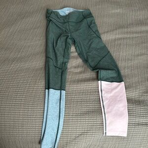 Outdoor voices small green blue leggings